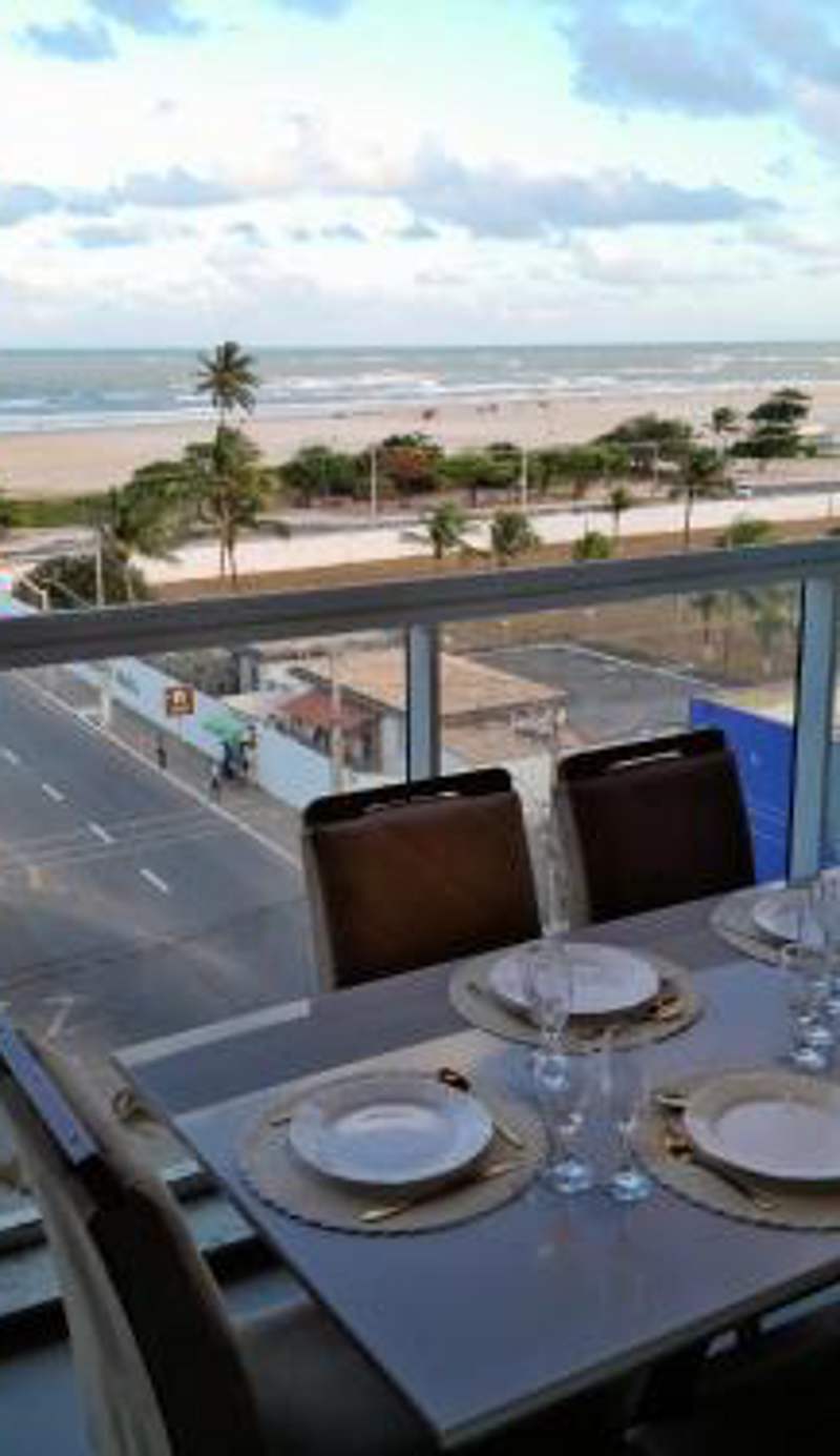 Apartamento Vista Mar atalaia varanda gourmet