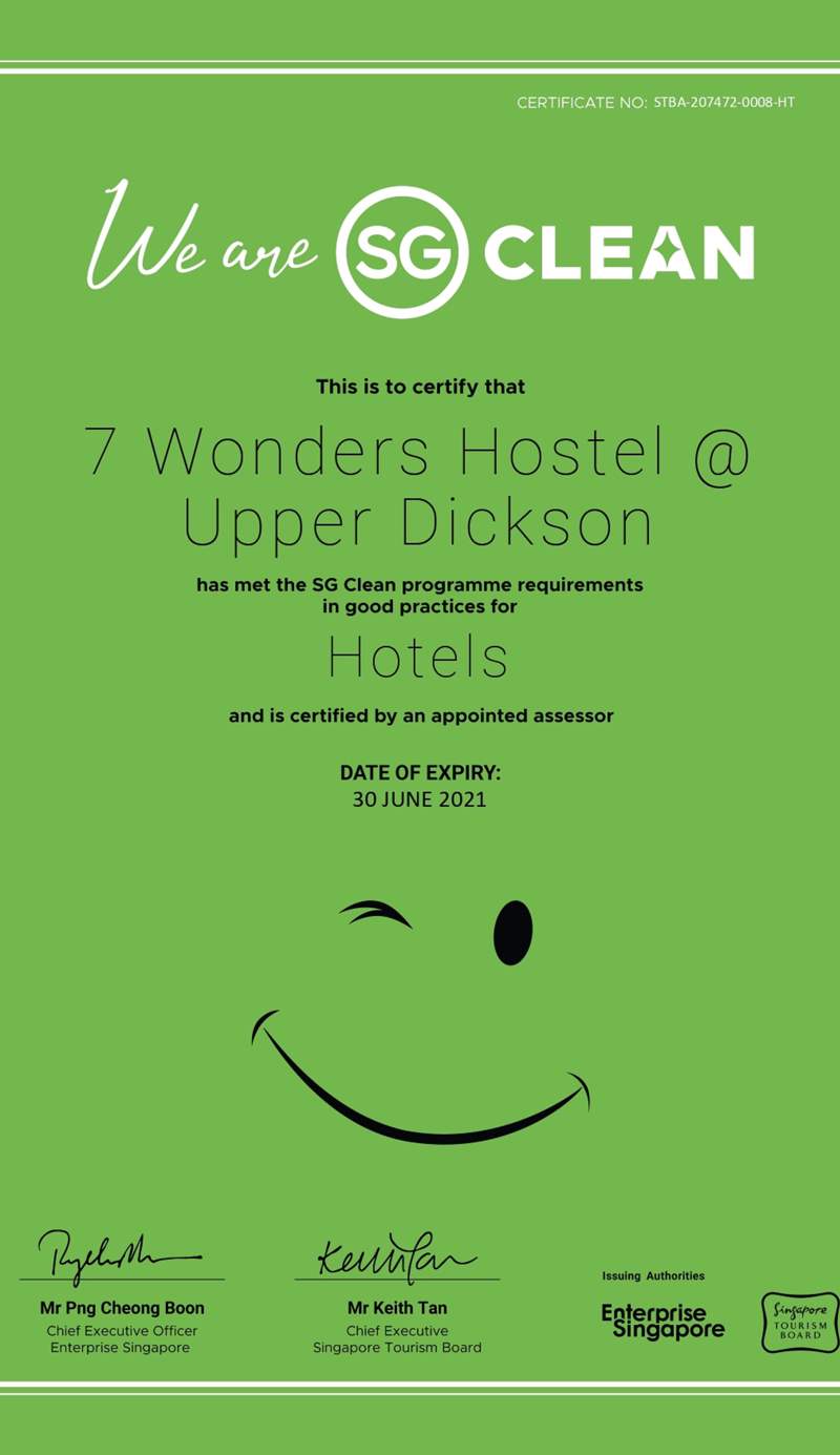 7 Wonders Hostel @ Upper Dickson (SG Clean)