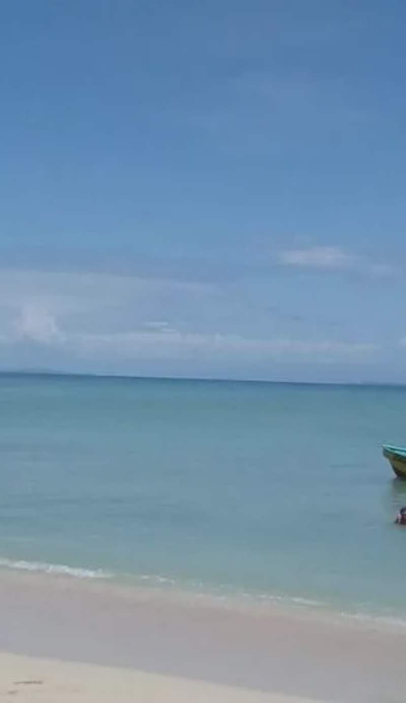 Chalet over the Caribbean sea