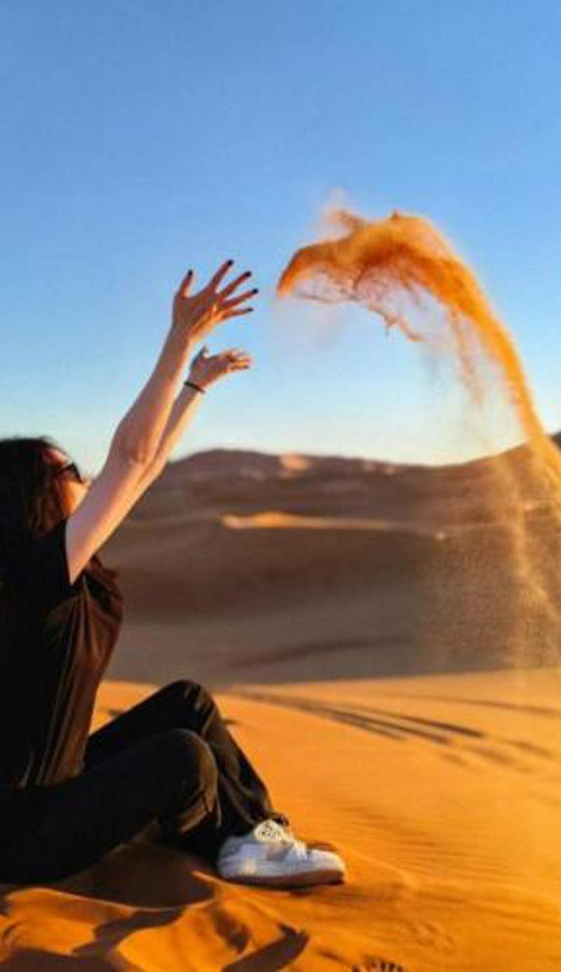 Desert luxury tents