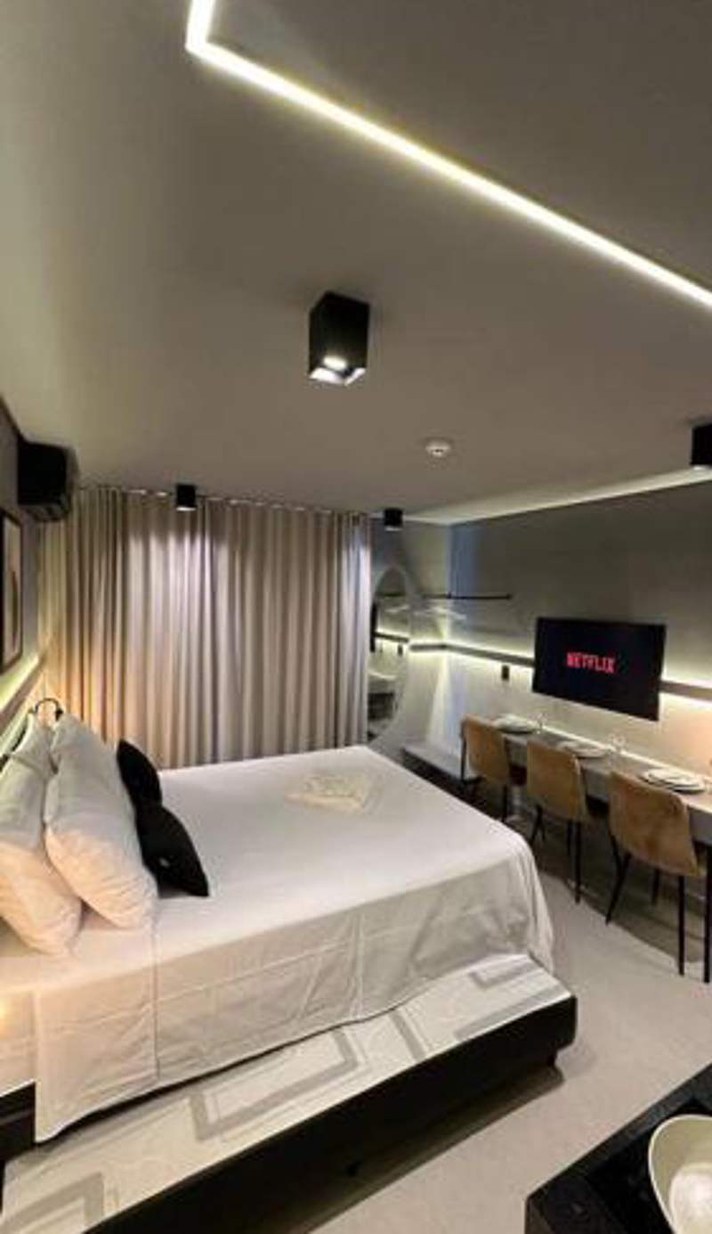 4min da Praia - Flat com 3 camas - 4 pessoas