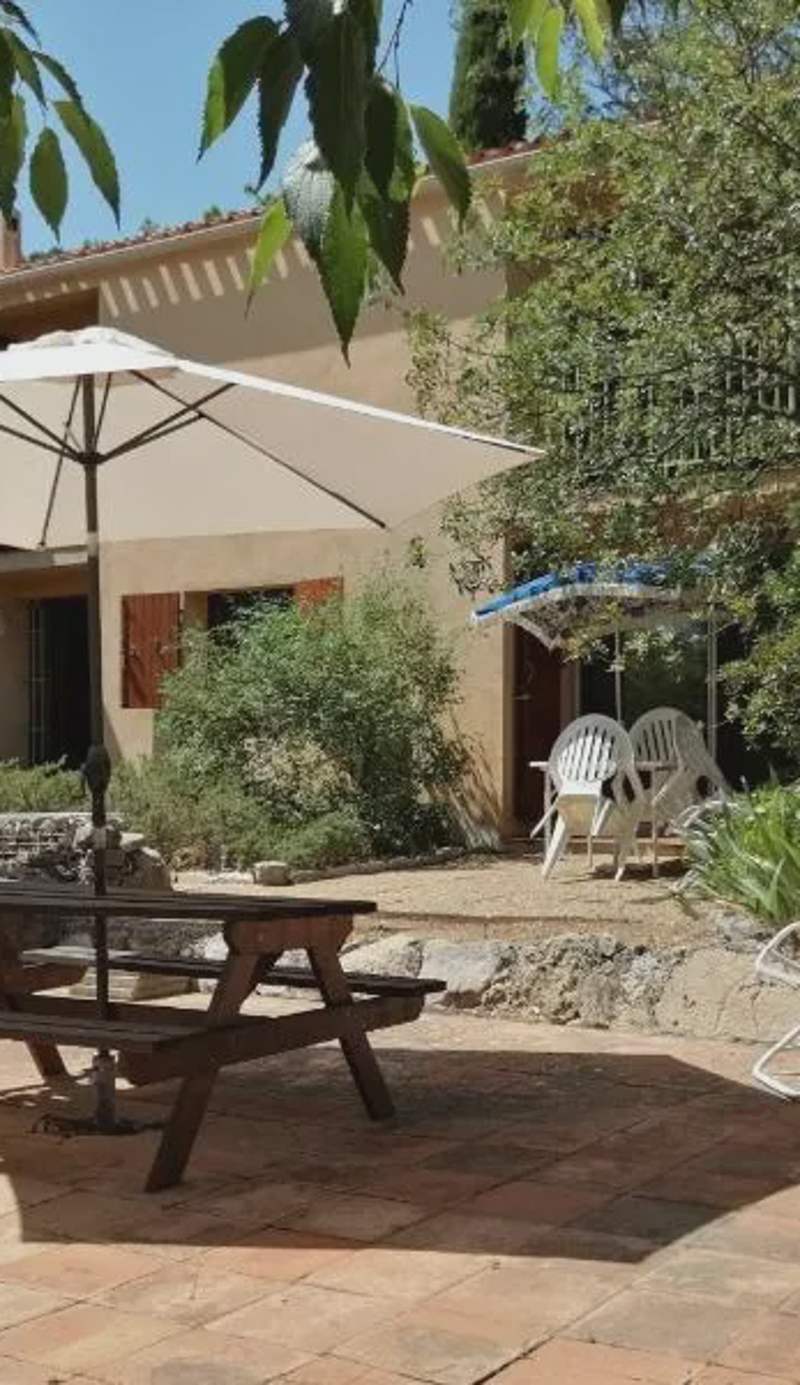 T2 36 m2, RdC de villa, clim, gd jardin clos, animx ok, quartier Mt Faron très calme, wifi, parking