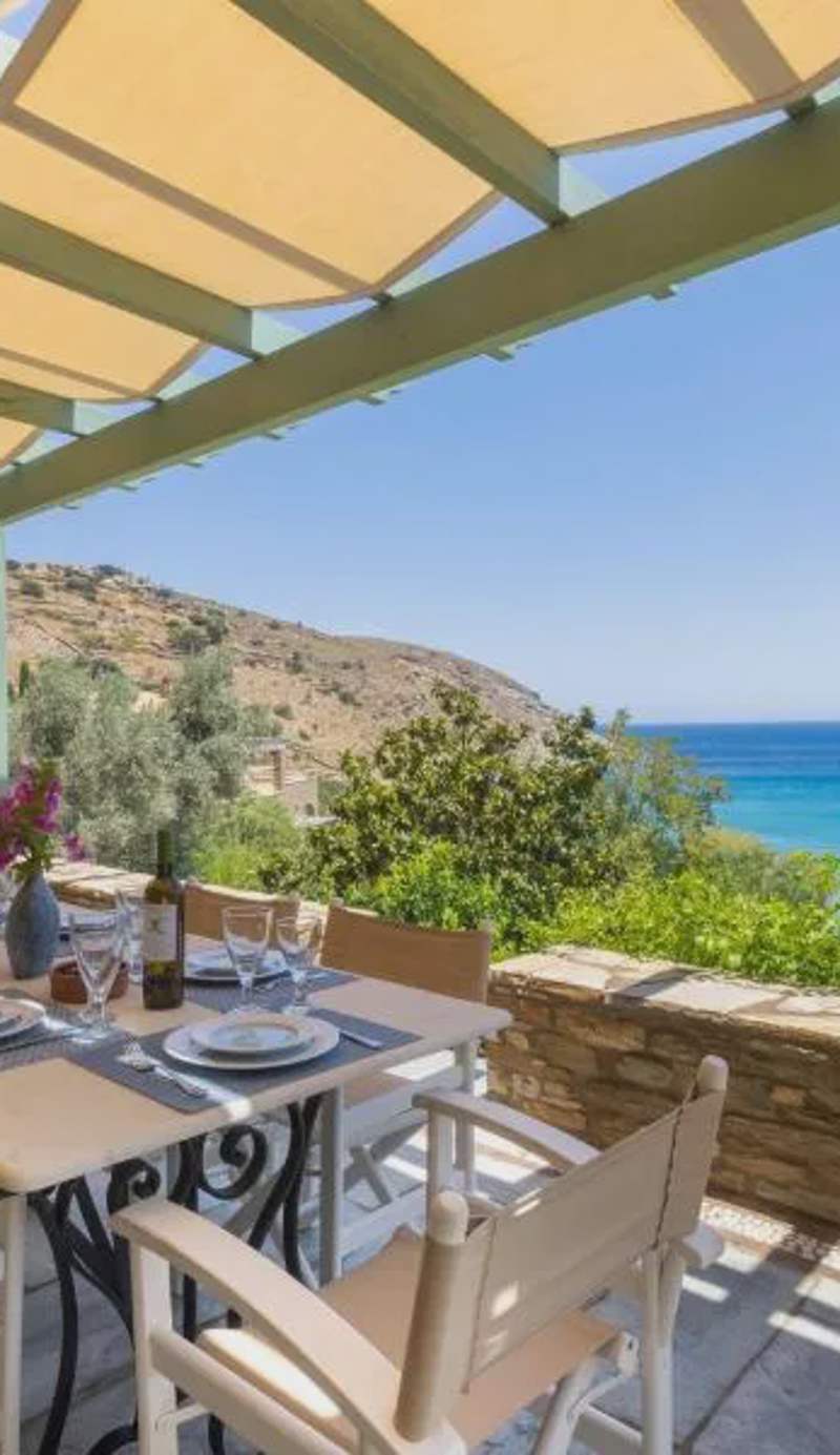 Sun-rock house by the sea by Andros Villas Collection