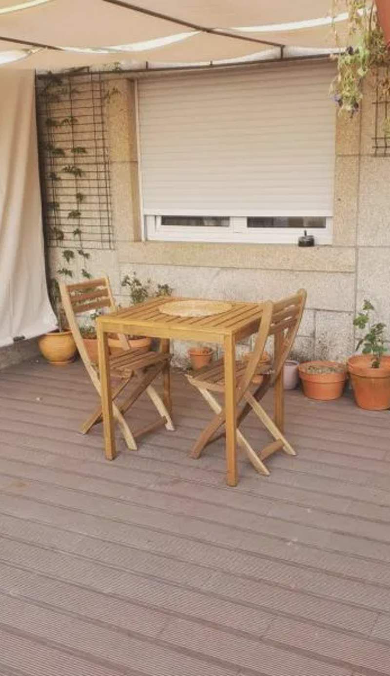 O terraço florido