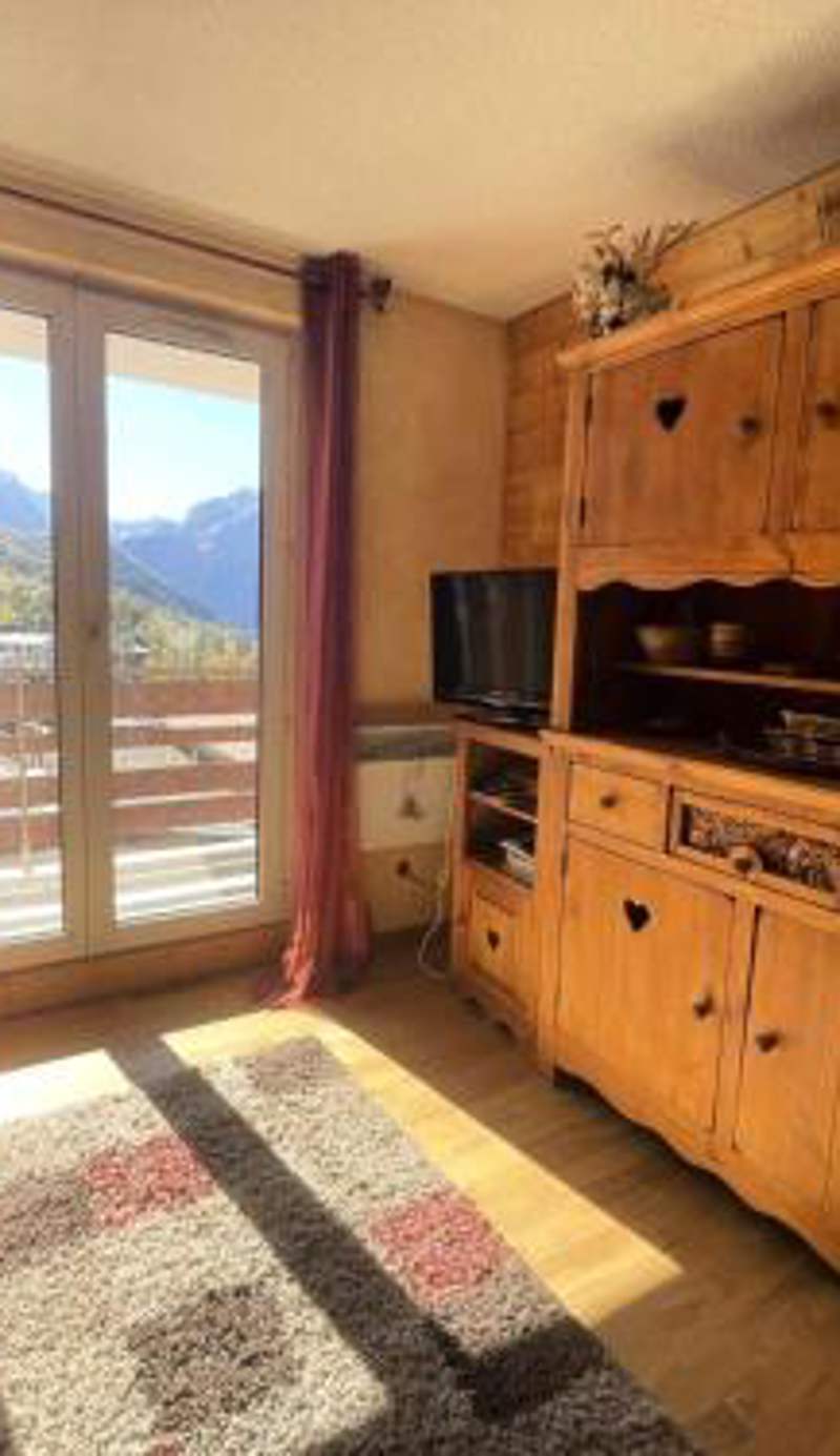 Résidence Meije 10- Porte J3 - Les Deux Alpes – Studio cabine au Village 1800 avec balcon plein sud et vue panoramique MAE-5411