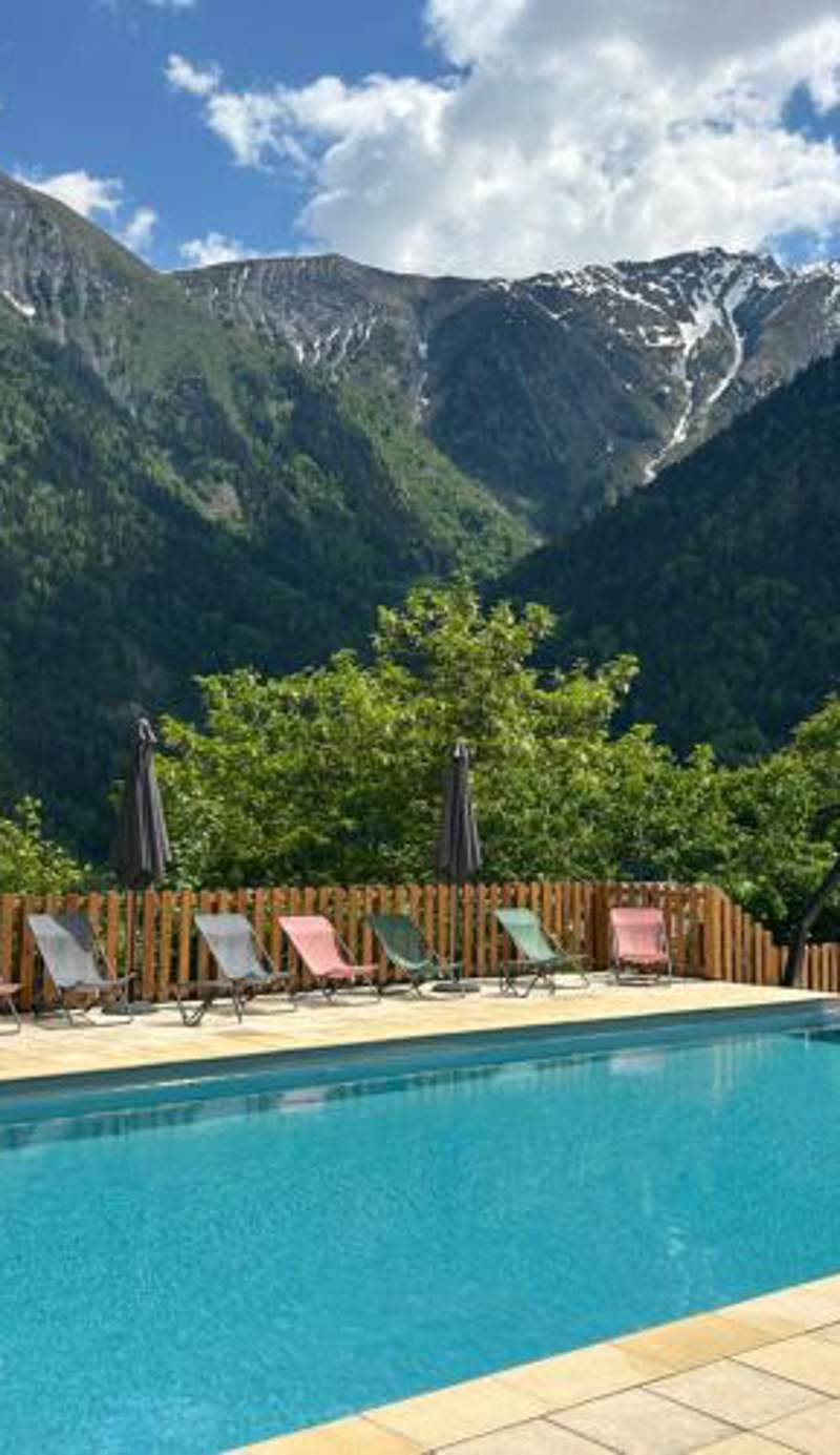 Venosc, Le Haut de la Grange, accès piscine et espace bien-être