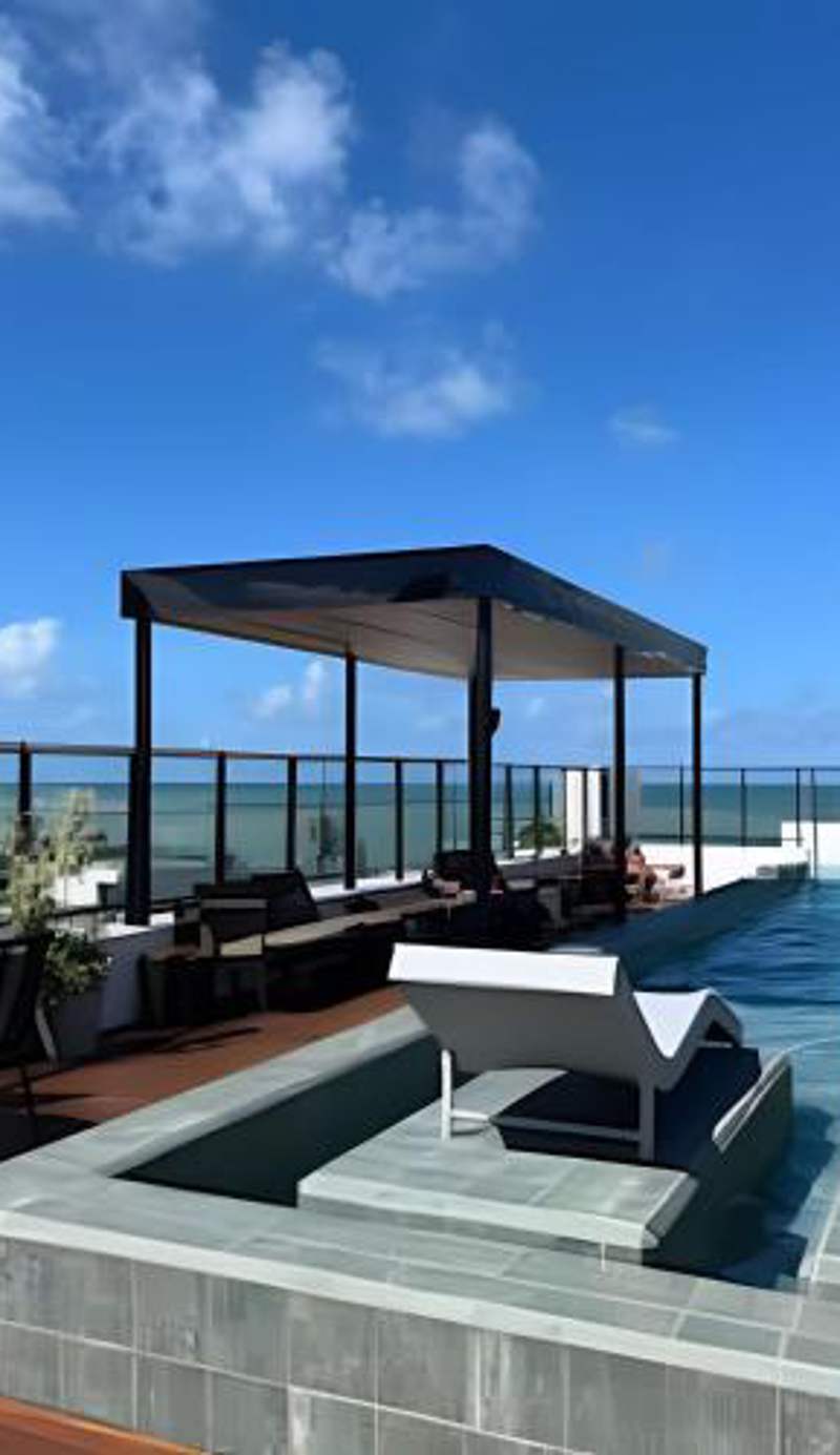 Flat a 20 metros da praia