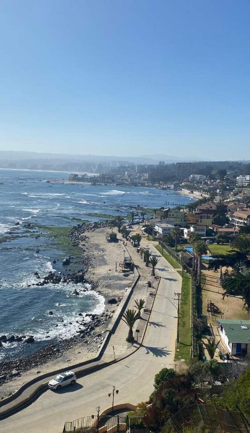 Algarrobo Punta Fraile Hermosa vista a la bahia de Algarrobo