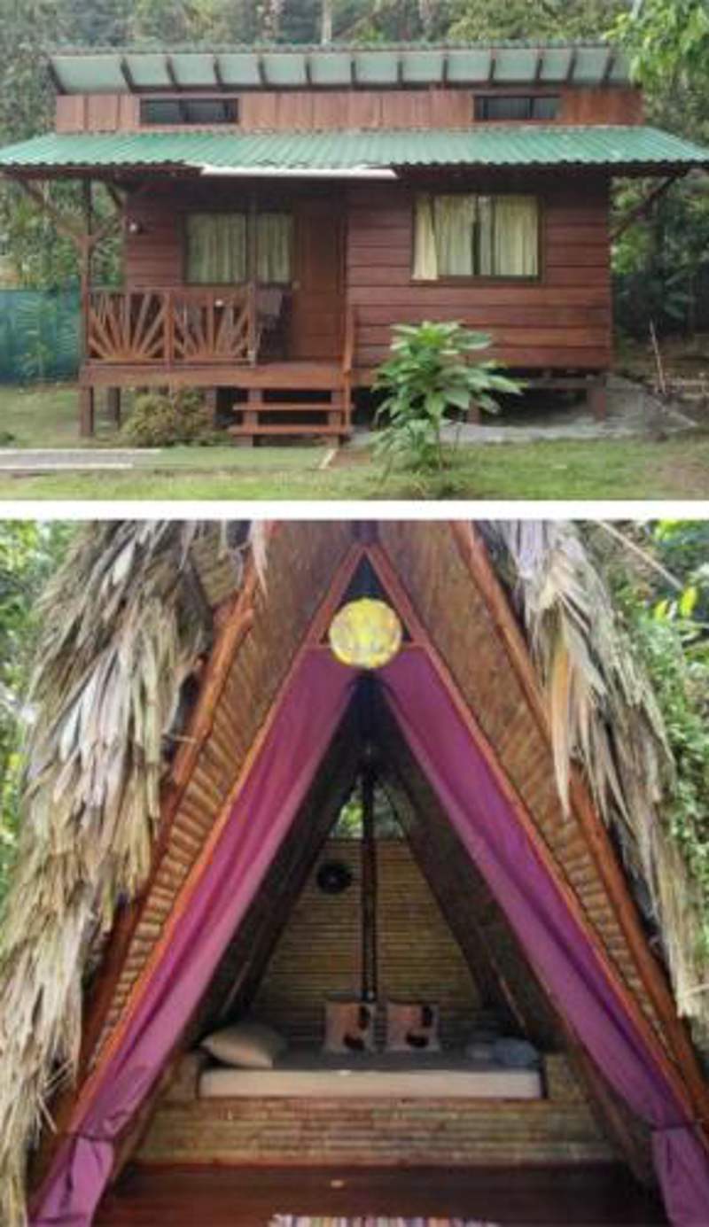 Centro Ananda, Cabina, Bambuszelt
